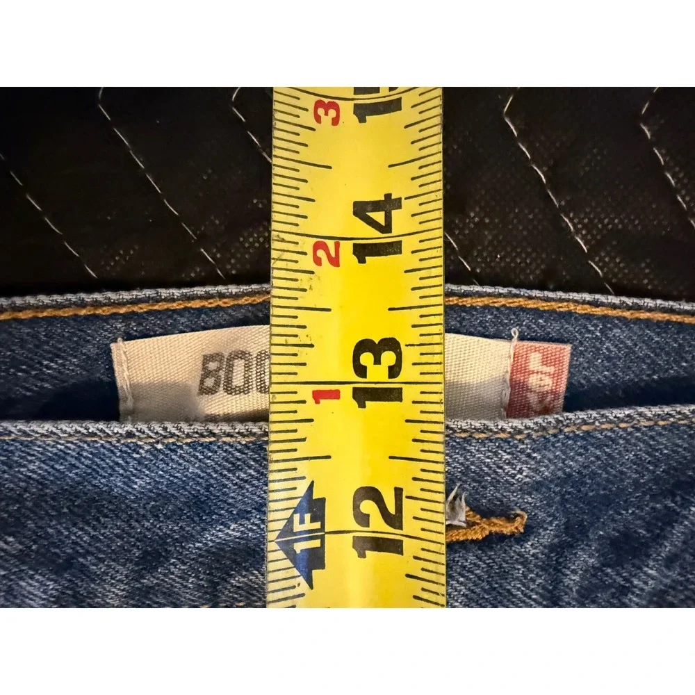 Levi's 517 Bootcut Jeans Mens W34 L36 Blue Red Tab Y2K Vintage Denim